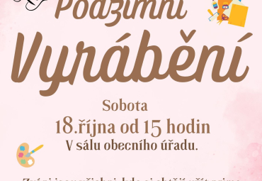 Podzimní vyrábění 18.10.2025