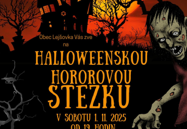 Halloweenská strašidelná stezka