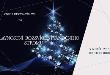 Rozsvícení vánočního stromku Rozsvícení vánočního stromku